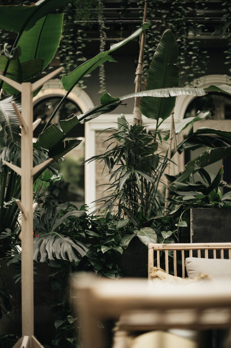 Garden Atrium Café — wooden flooring by Rebel Walls & Floors